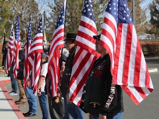 Son honors father with other veterans
