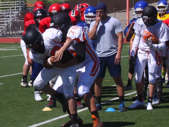 Three teams participate in Eastern Oregon football camp at FHS