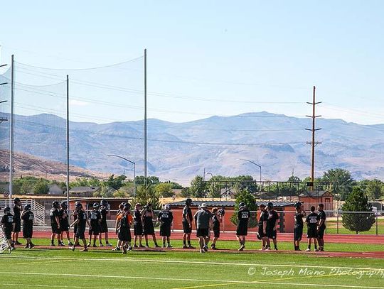 Video: Fernley High School football practice, Tuesday, Aug. 9