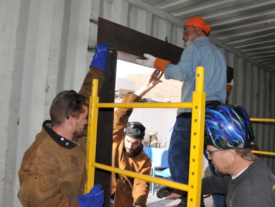 WNC welding student working toward solving affordable housing, homeless issues