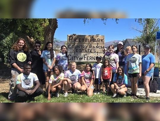 Youth volunteers beautify Picetti Park