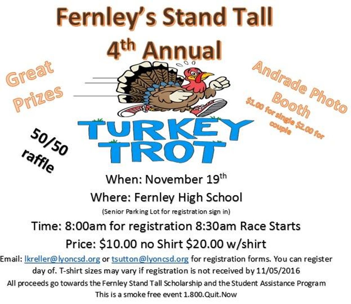 5th annual Turkey Trot is Saturday