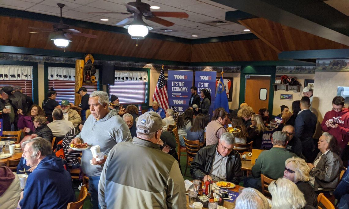 After lagging in first two states, Steyer banks on Nevadans to keep him in ‘wide-open’ presidential race