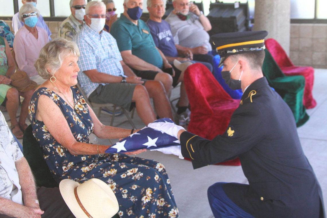 Air Force Capt. receives belated military funeral