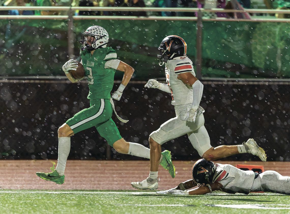Anderson’s three-phase assault fuels Fallon’s 40-0 rout of Fernley