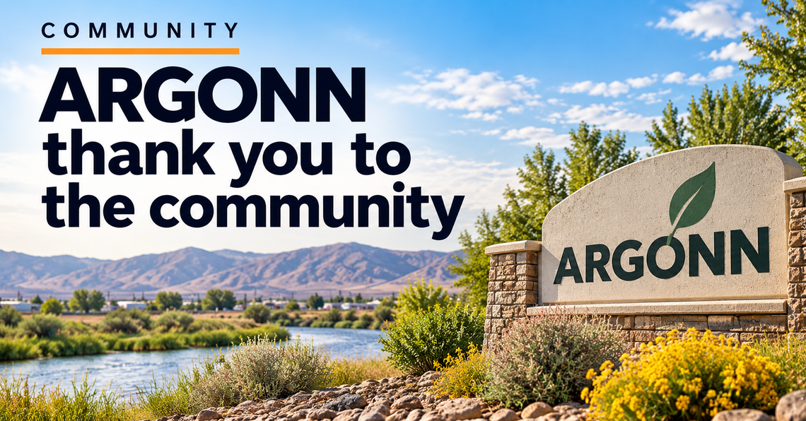 ARGONN thank you to the community ARGONN thank you to the community