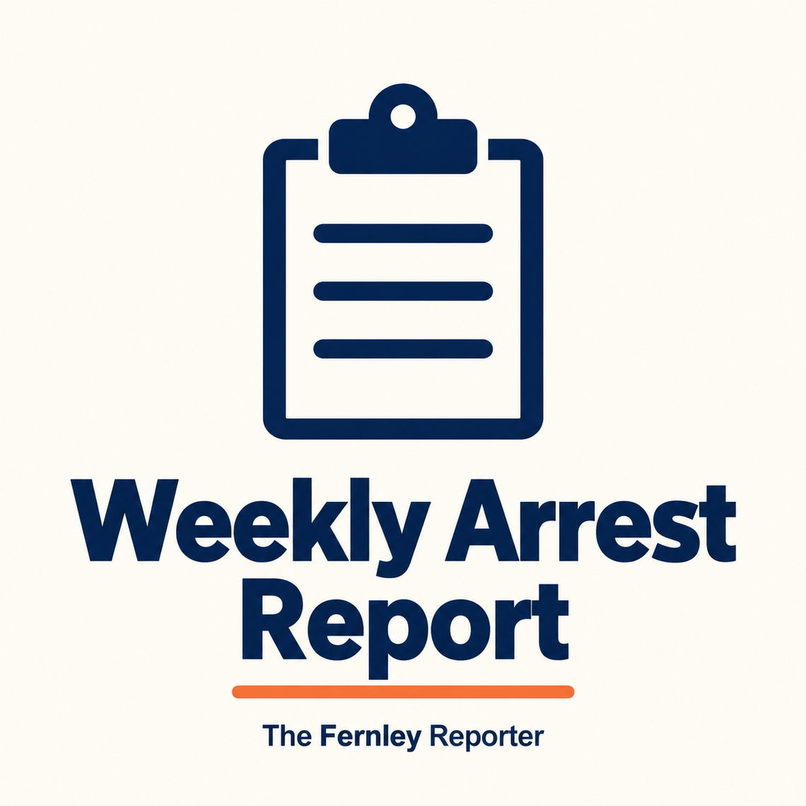 Weekly Arrest Report graphic