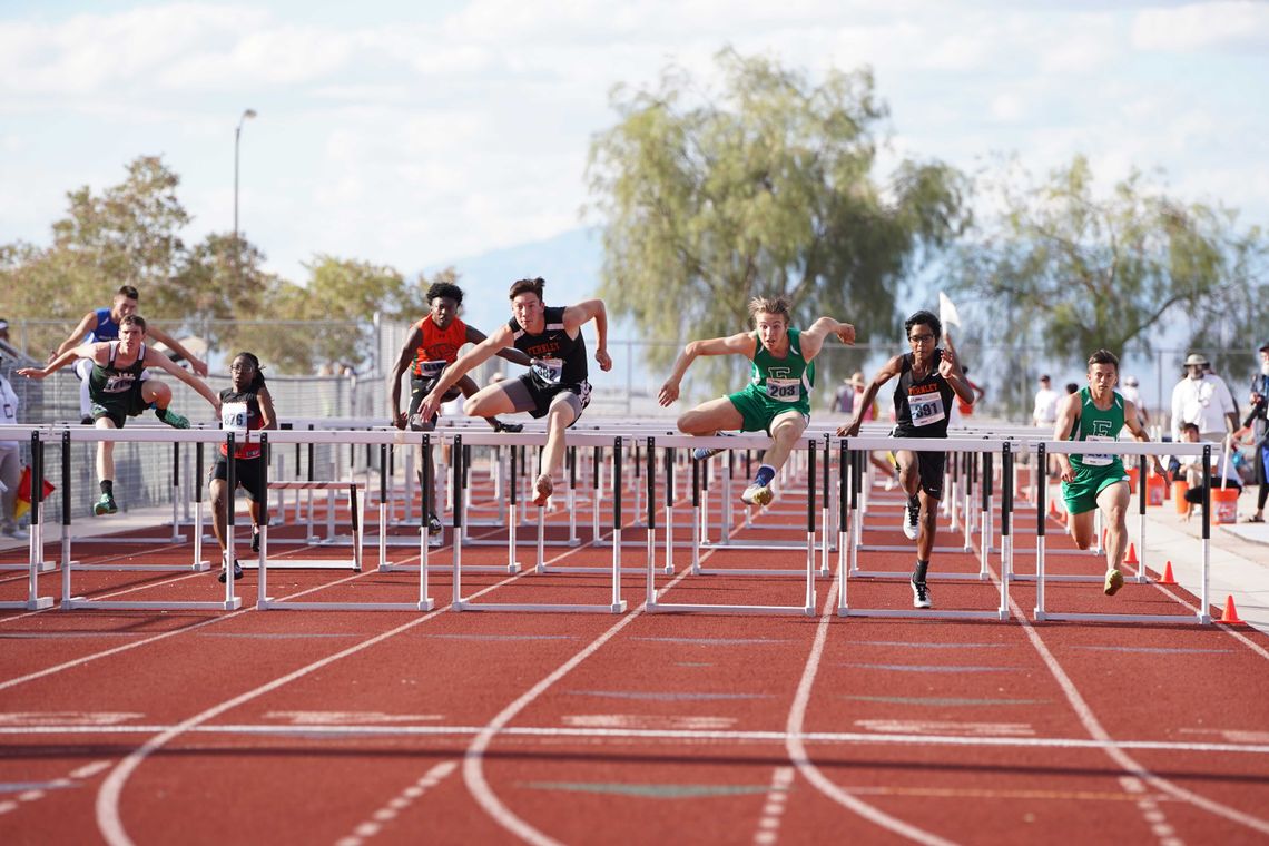 Bernardo’s hurdles title highlights State meet for Fernley track team