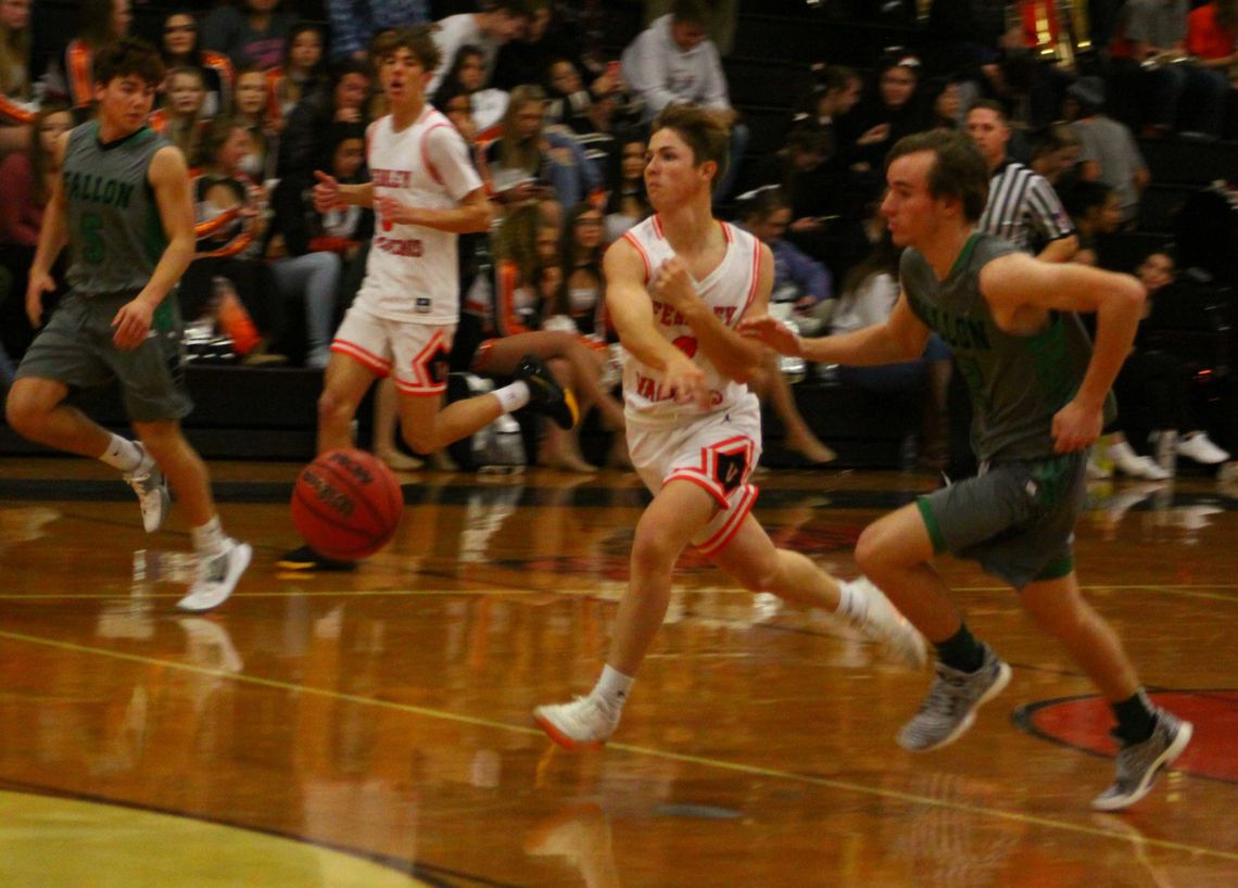 Boys basketball: Shorthanded Vaqueros can’t keep up with Fallon
