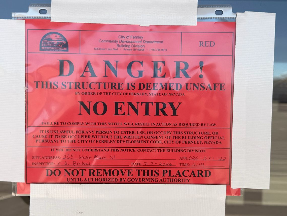 Business closures highlight Fernley’s expanding enforcement reach