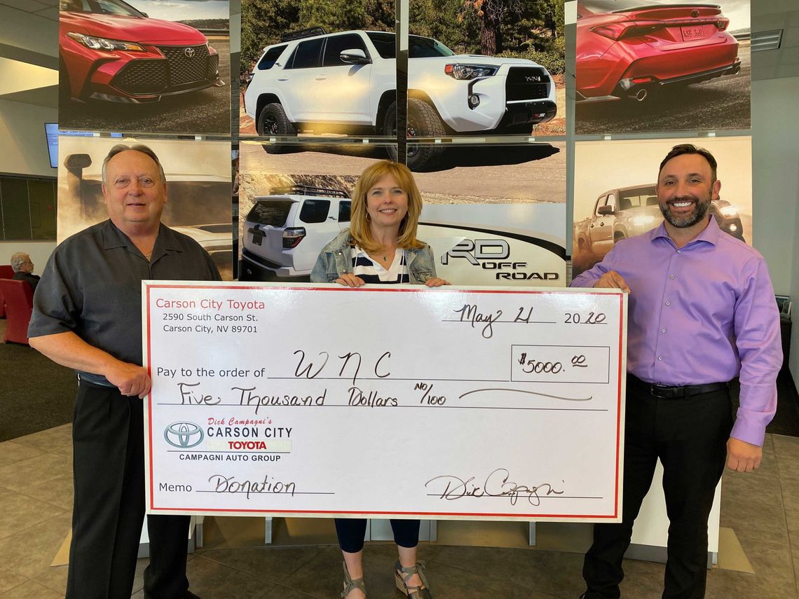 Campagni Auto Group donates $5,000 to help students attend WNC in the fall