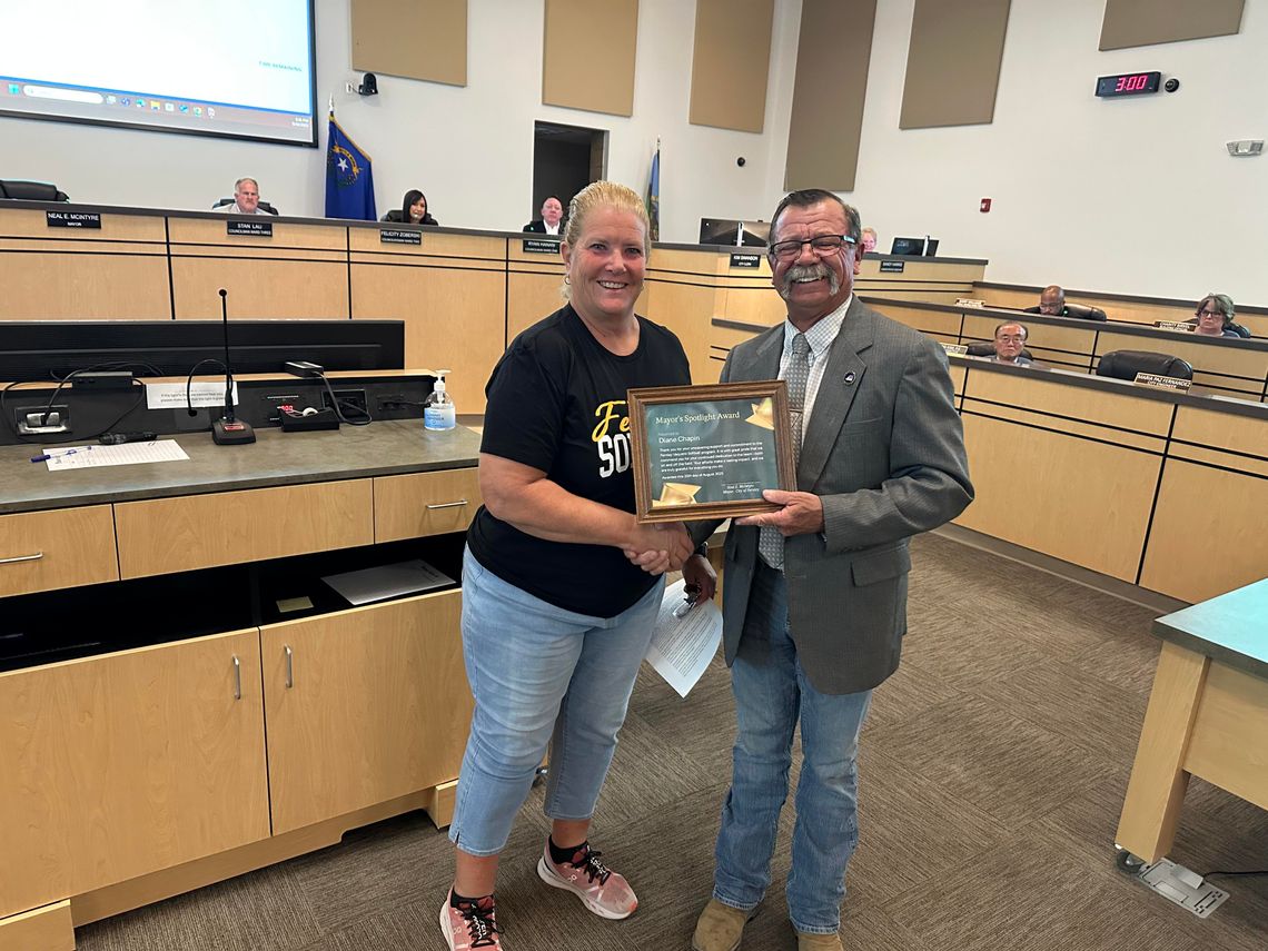 Chapin receives Mayor’s Spotlight Award