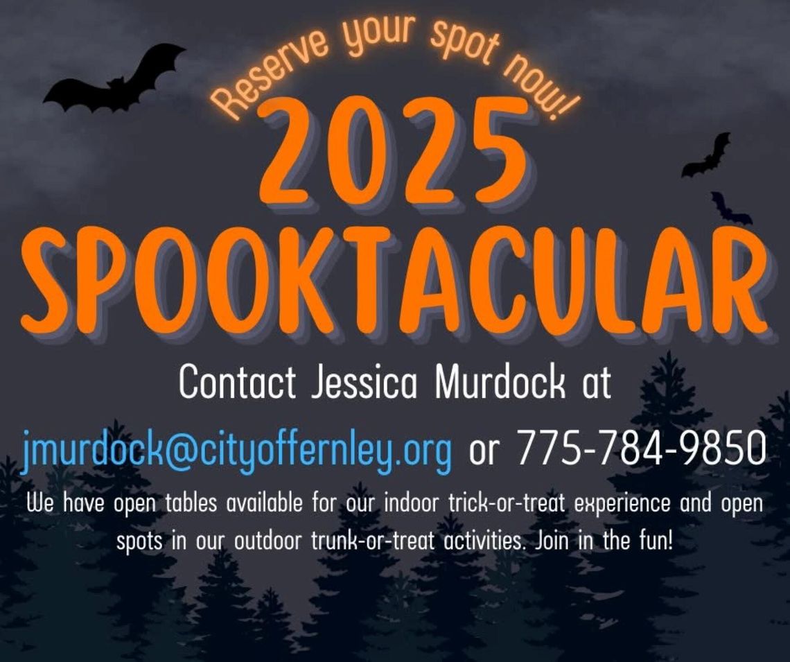 City looking for sponsors and volunteers for Spooktacular