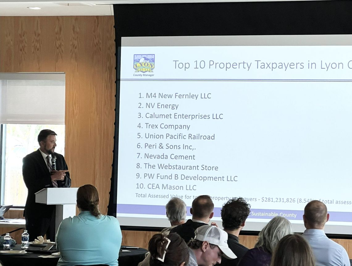 County manager discusses C-Tax during Chamber presentation