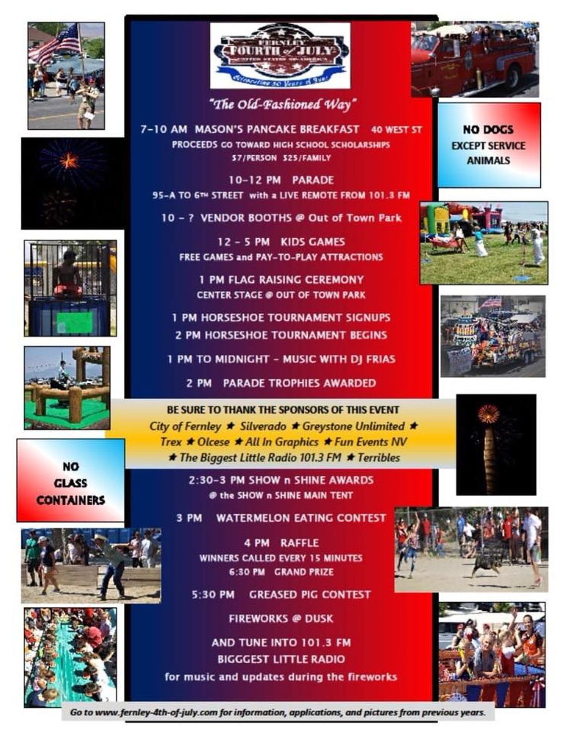 Fernley 4th of July event schedule