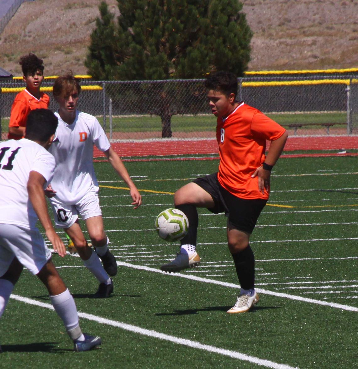 Fernley boys soccer gets tie in first home game