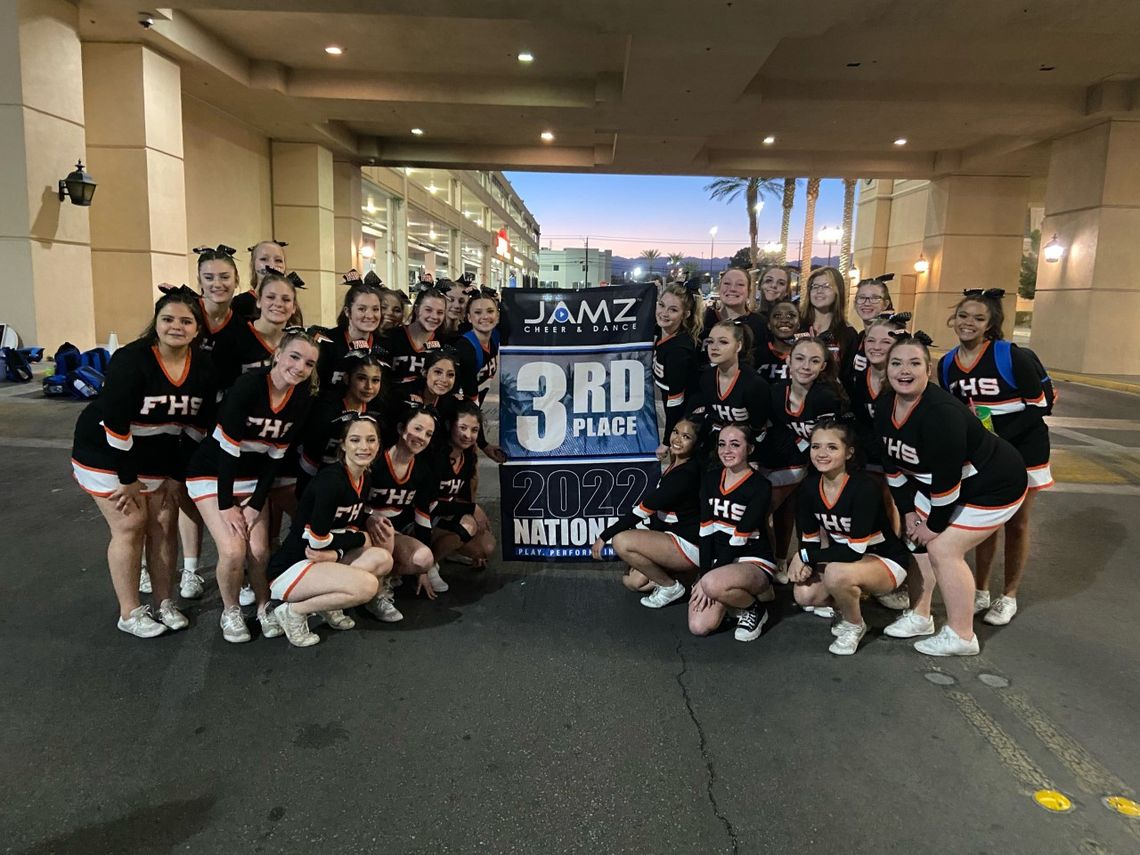 Fernley cheerleaders take third in national competition