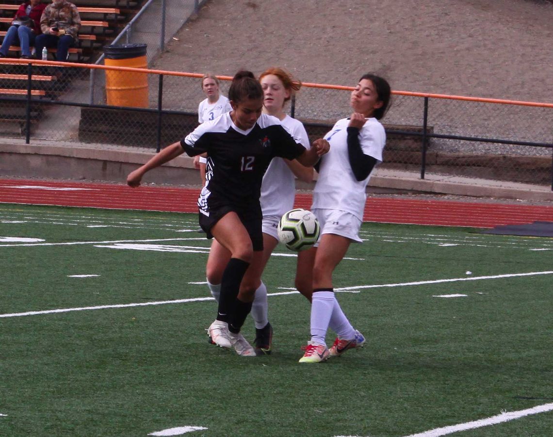 Fernley girls soccer gets first league win in final home game