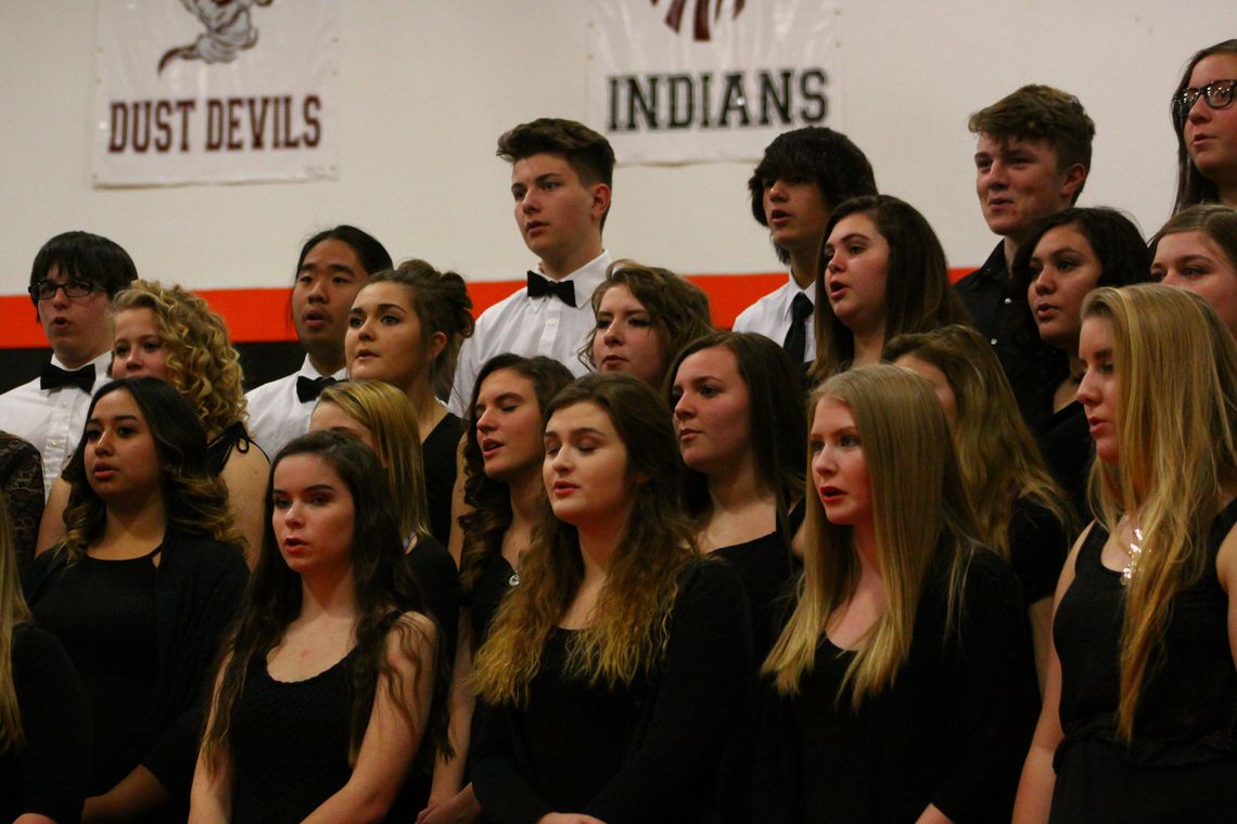Fernley High School Band and Choir Holiday Concert, Dec. 14