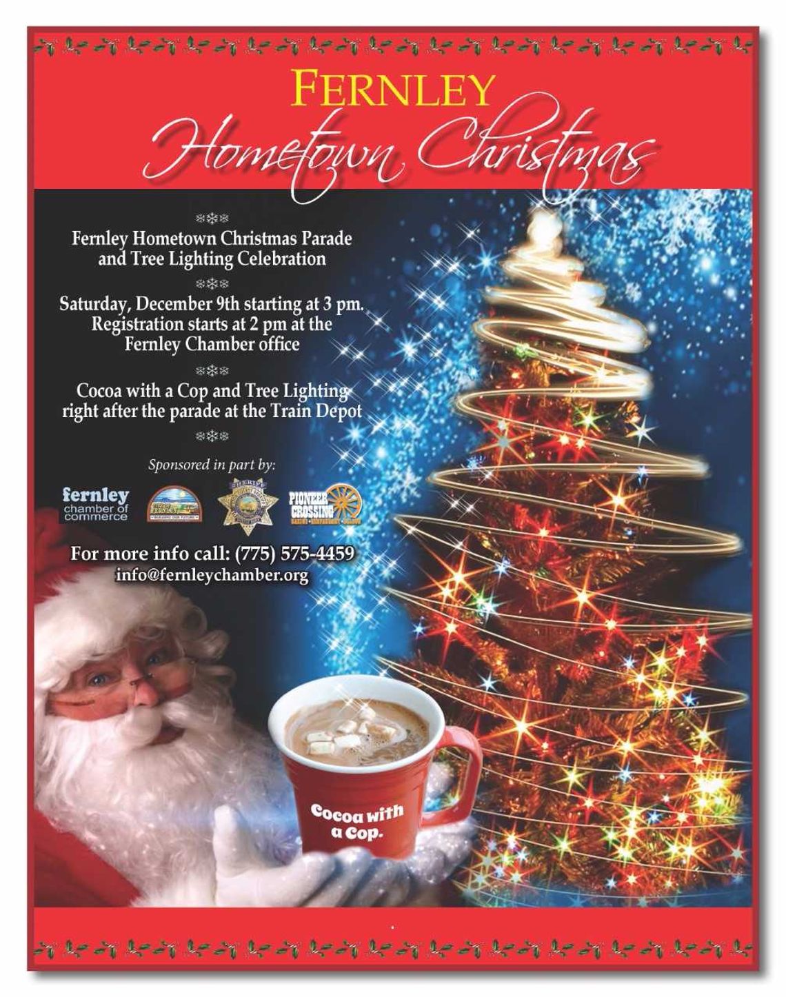 Fernley Hometown Christmas events scheduled for Dec. 9