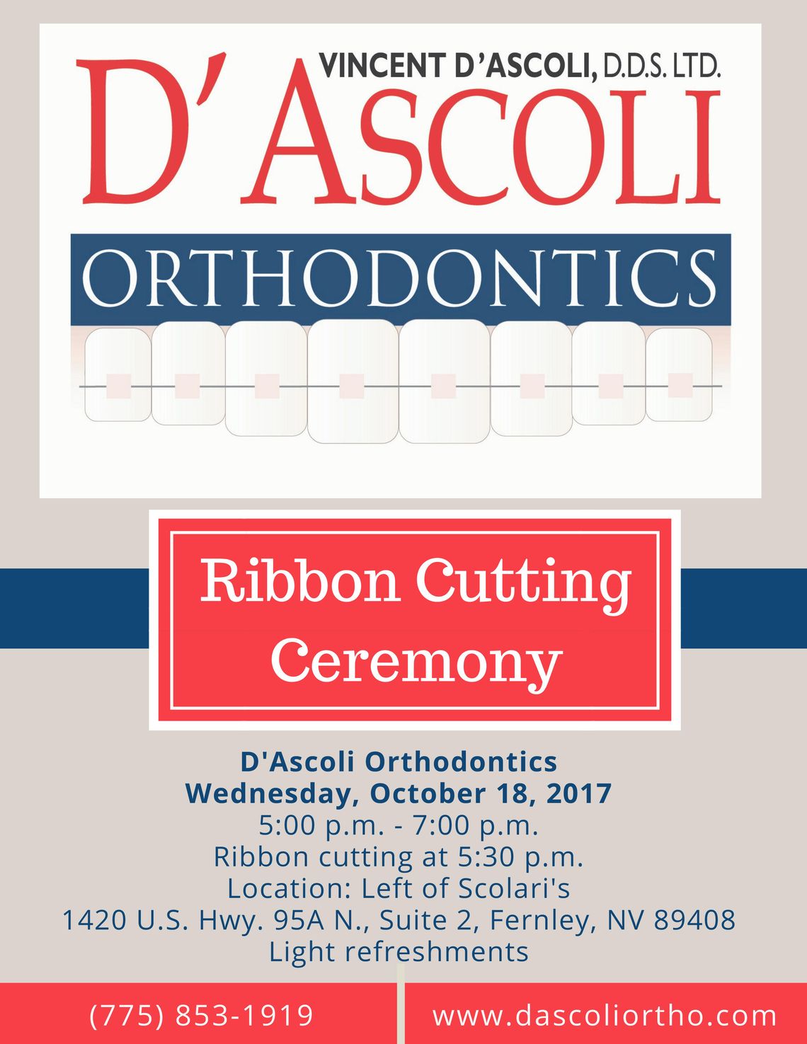 Fernley orthodontist hosting ribbon cutting Wednesday