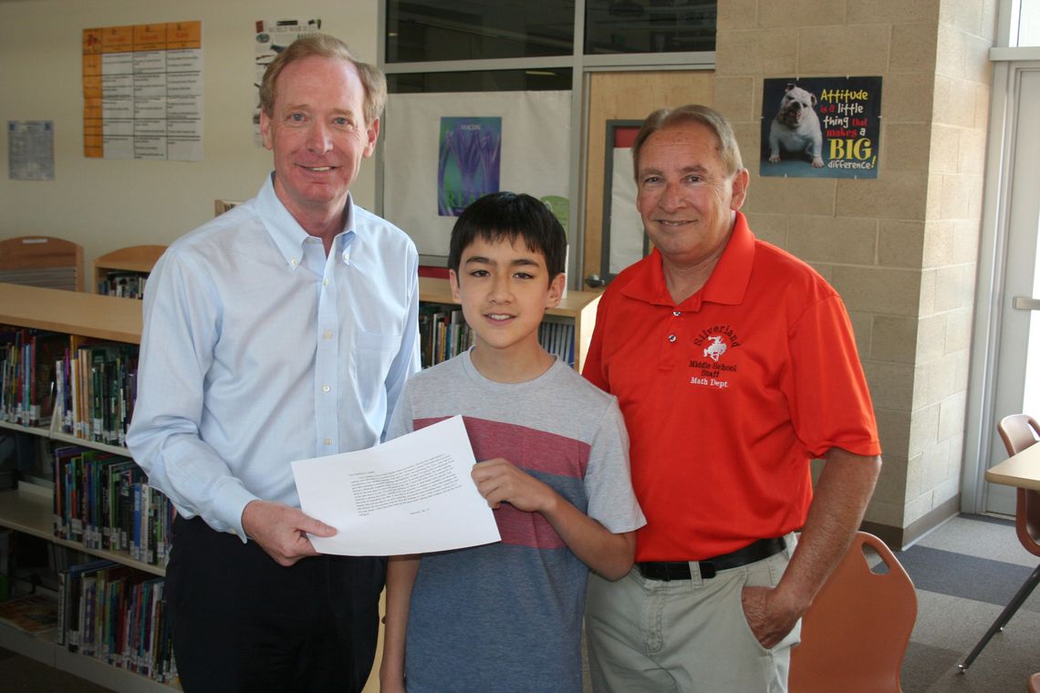 Fernley student’s letter nets surprise