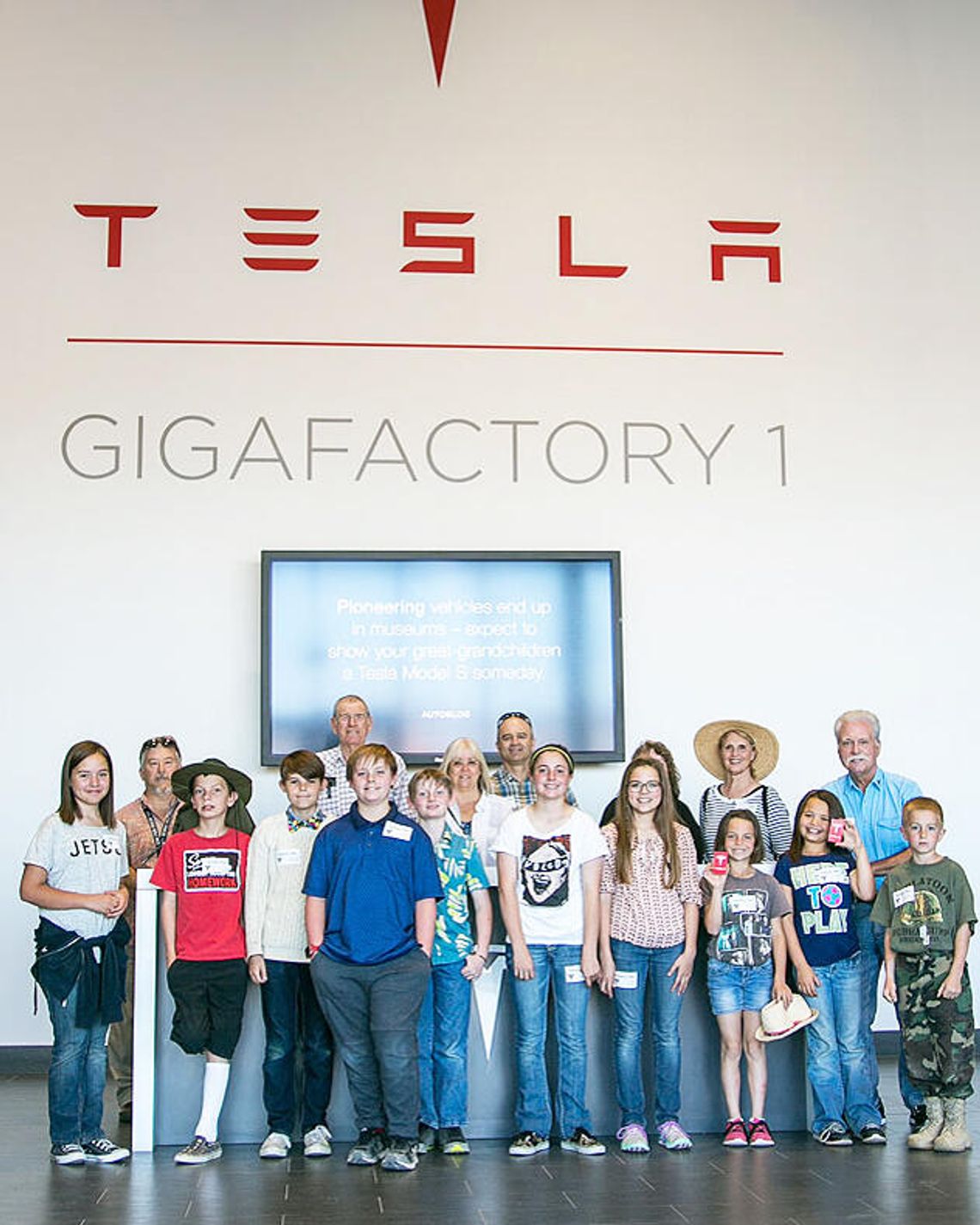 Fernley Students and STEM Council tour TESLA
