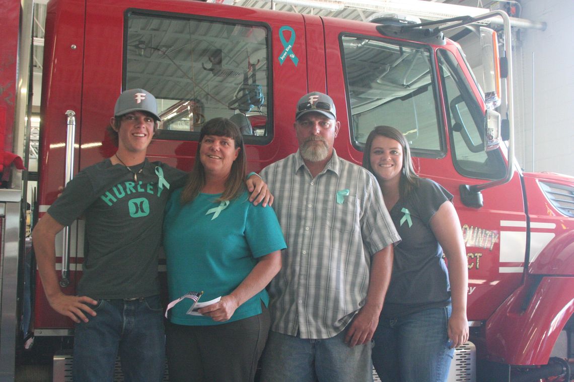 Fire district dedicates new engine to Jayme King (Updated with more photos.)