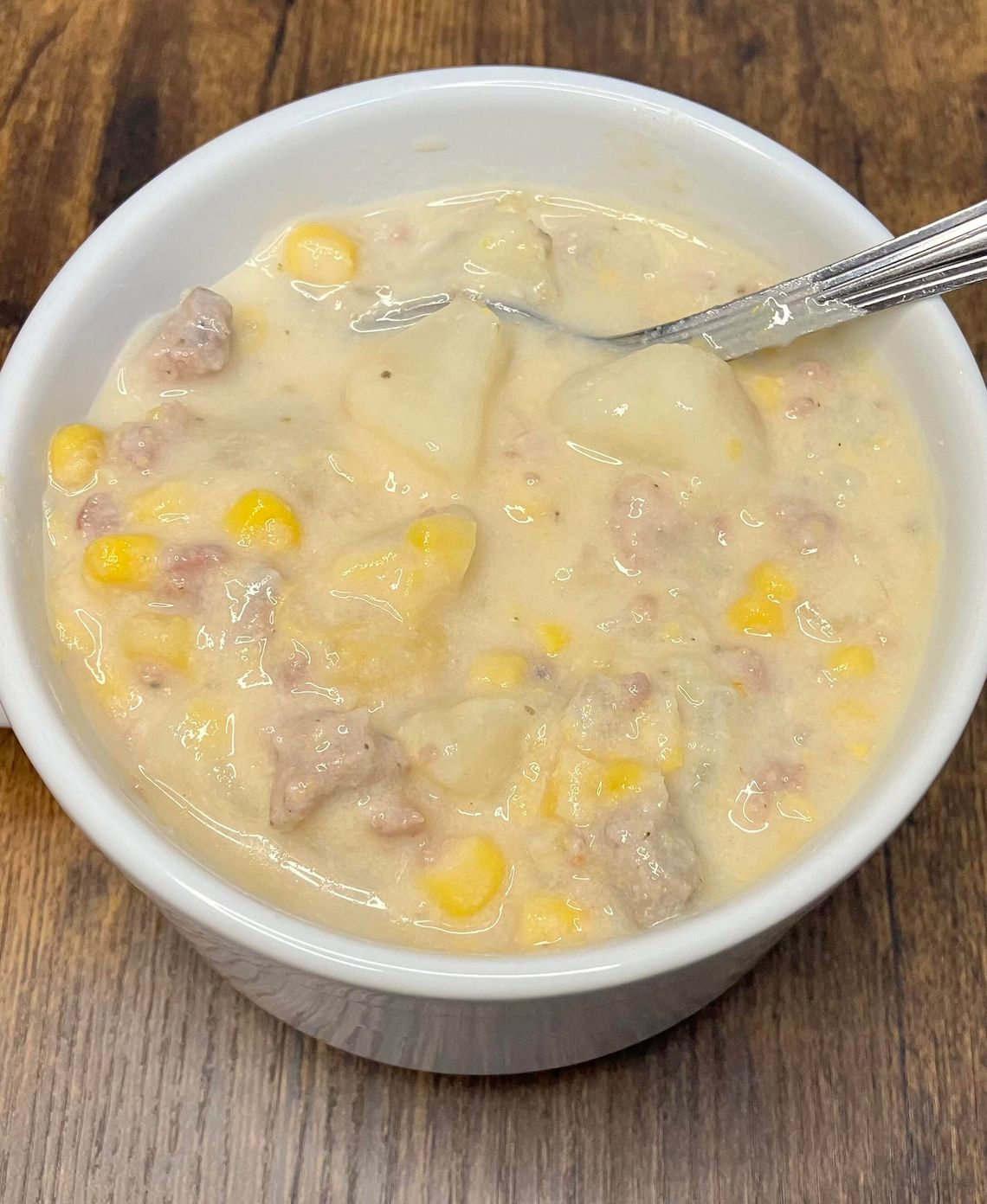 Food for Thought - Corn-Sausage Chowder w/ Sage Food for Thought - Corn-Sausage Chowder w/ Sage