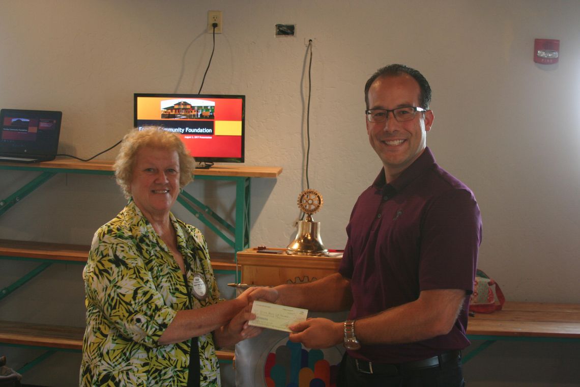 Fortifiber donates $5,000 to Rotary Food Backpack Program
