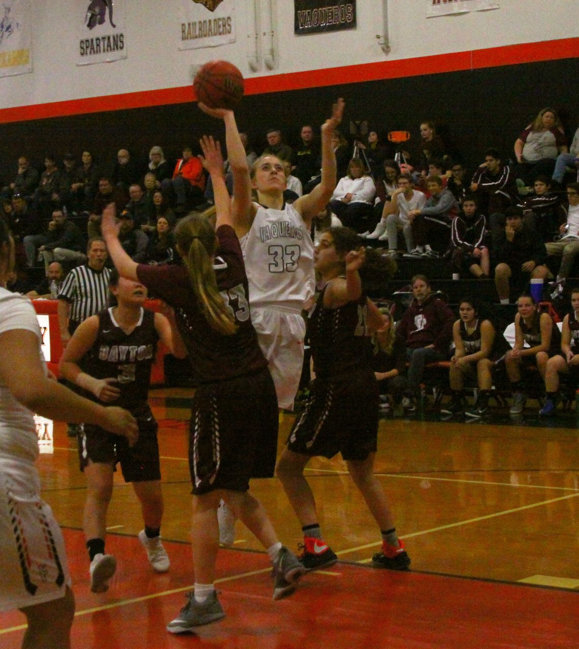 Girls basketball: Vaqueros hold second place halfway through league play