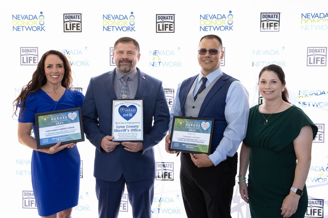 LCSO Recognized by Nevada Donor Network