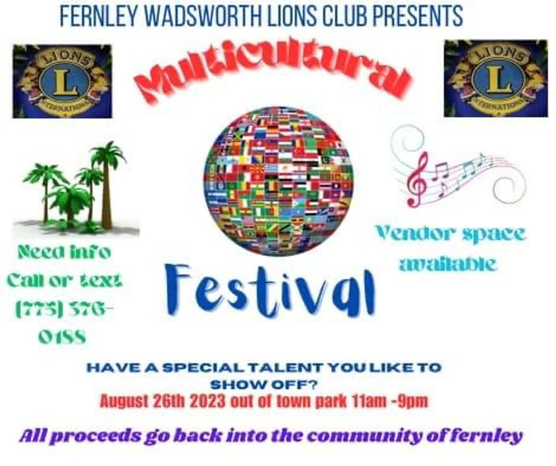 Lions Club seeking talent, vendors for Multicultural Festival