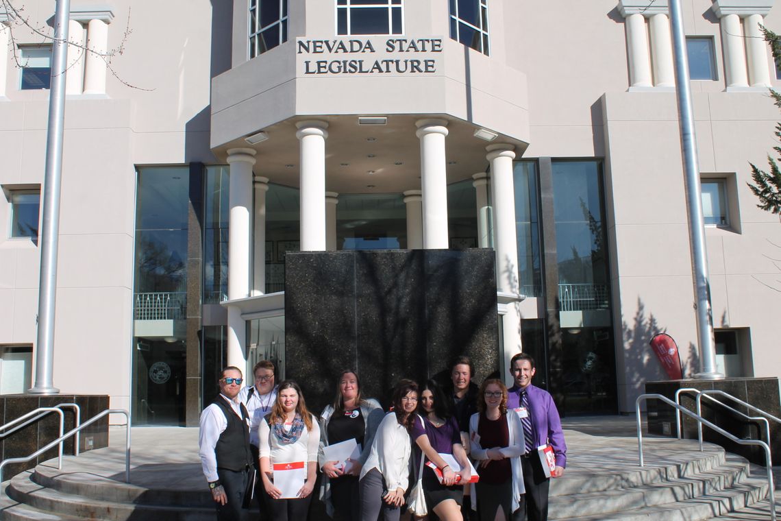 Lyon County Stand Tall students visit Legislature