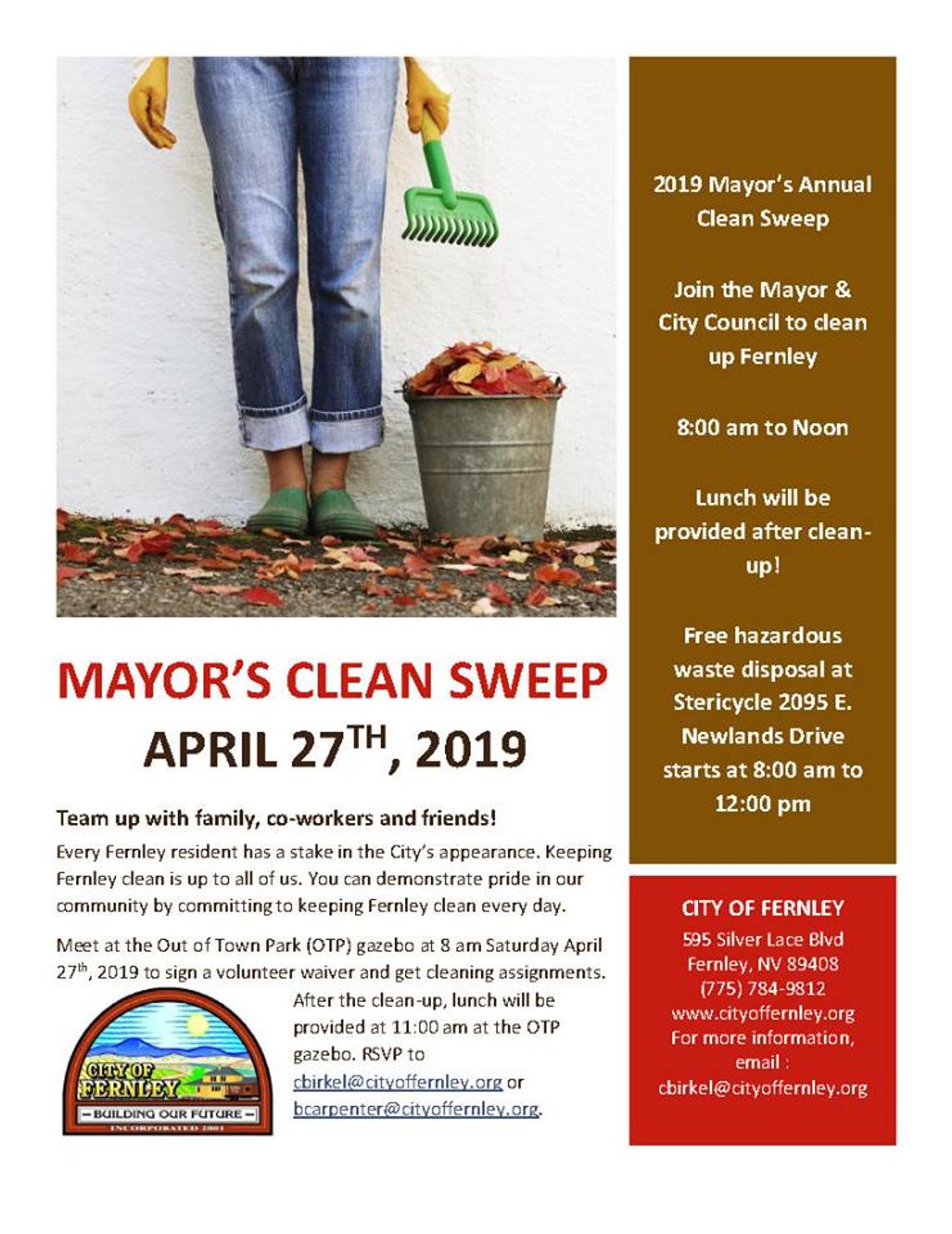 Mayor’s Clean Sweep scheduled Saturday
