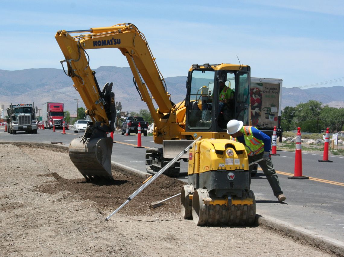 NDOT working on sidewalk improvements on Main Street