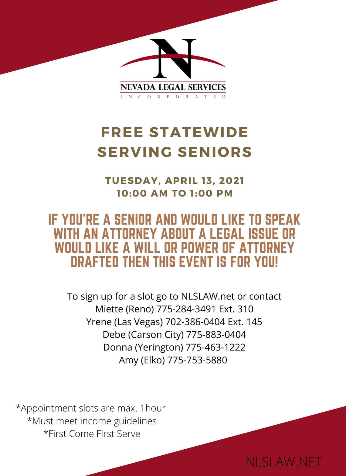 Nevada Legal Services Serving Seniors