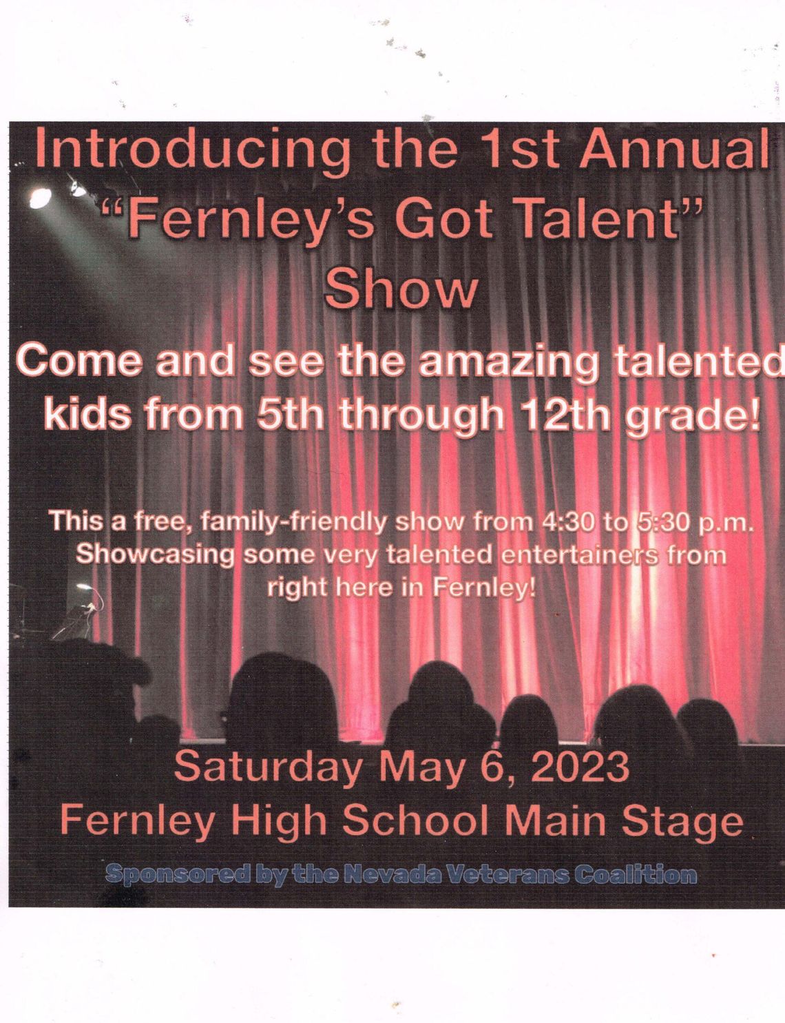 Nevada Veterans Coalitions hosting talent show