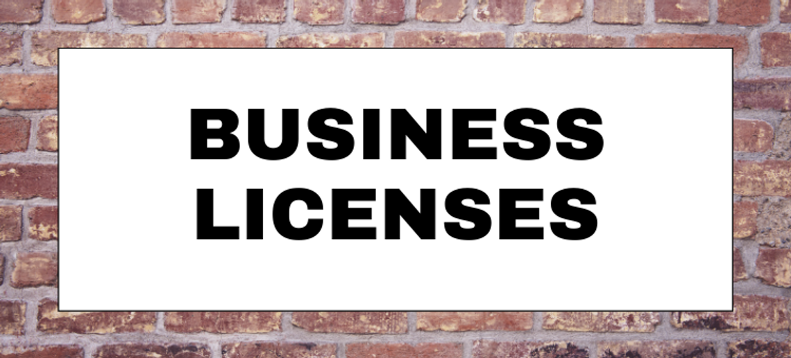 New Business Licenses New Business Licenses