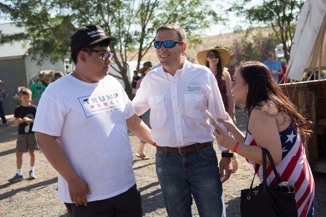 No big announcement at Adam Laxalt's Basque Fry, but supporters talk as if he's running for governor