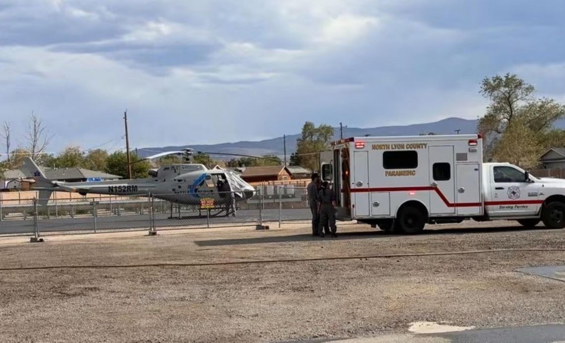 North Lyon Fire, Battle Born Medevac establish medical helicopter base in Fernley