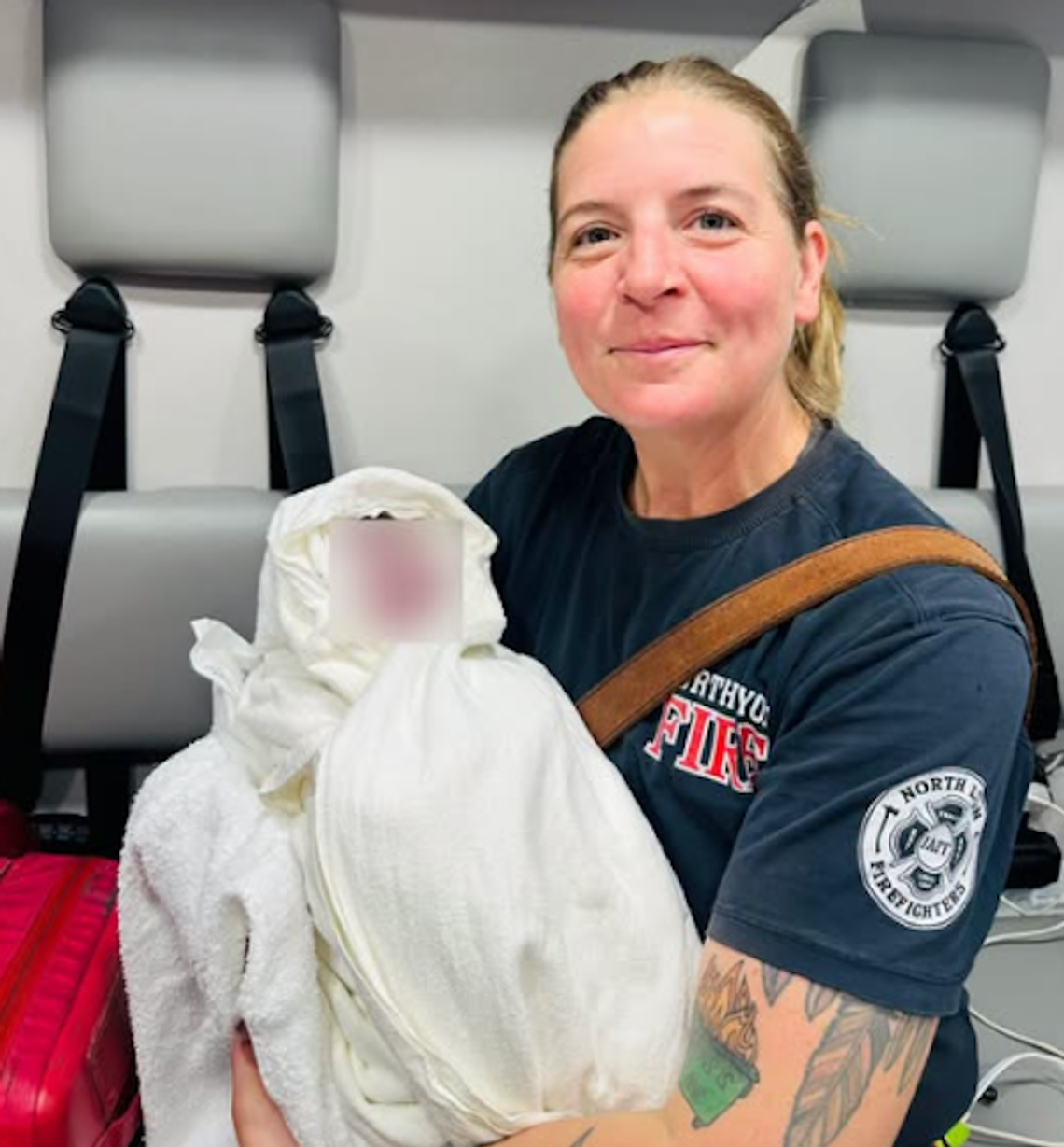 North Lyon Fire helps welcome baby boy
