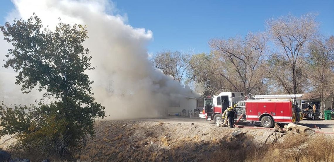 One injured, home destroyed by fire Tuesday