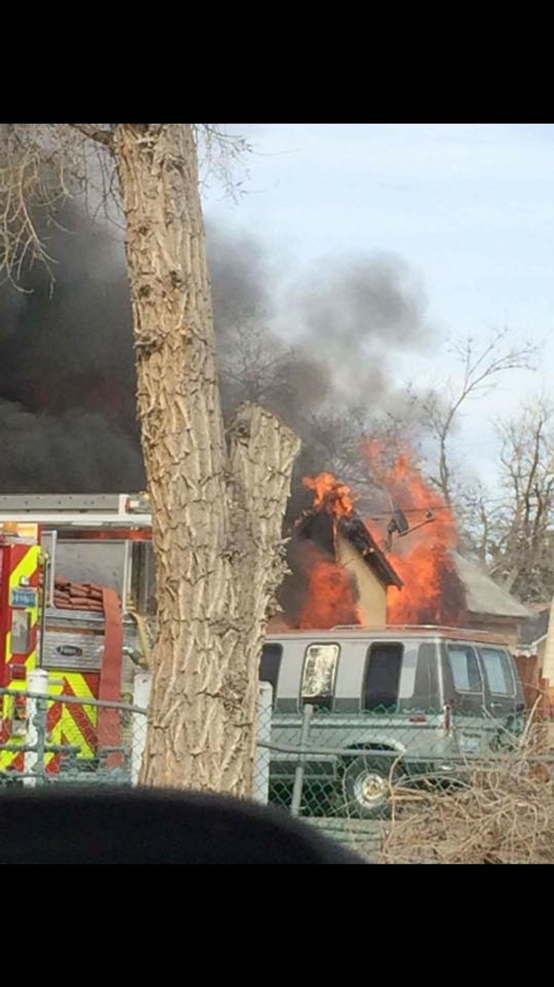 One injured in Sunday fire