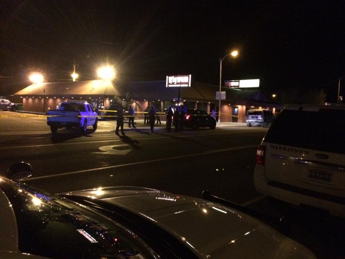 One person shot in attempted robbery at Wigwam