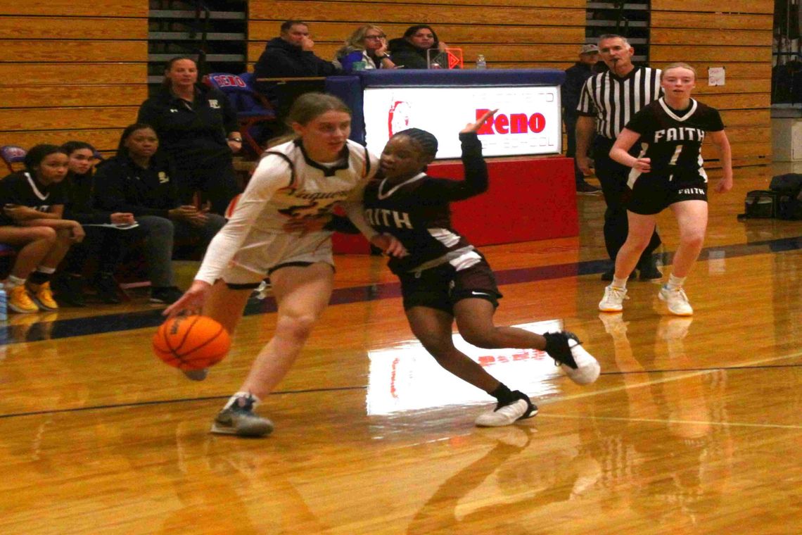 Photos: Fernley girls basketball vs. Faith Lutheran, Dec. 1