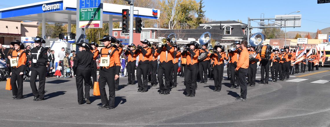 Photos: Fernley marching band performs at Nevada Day Parade