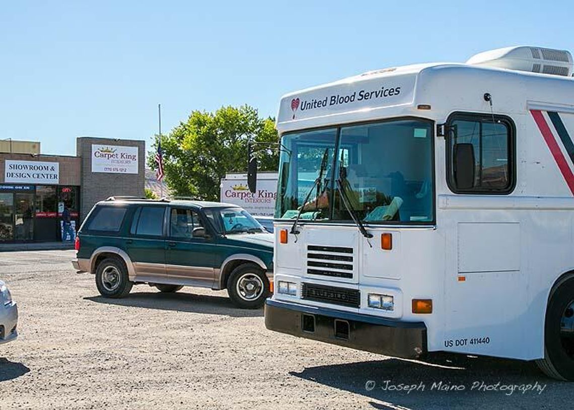Photos from the Blood Drive at Carpet King, July 20