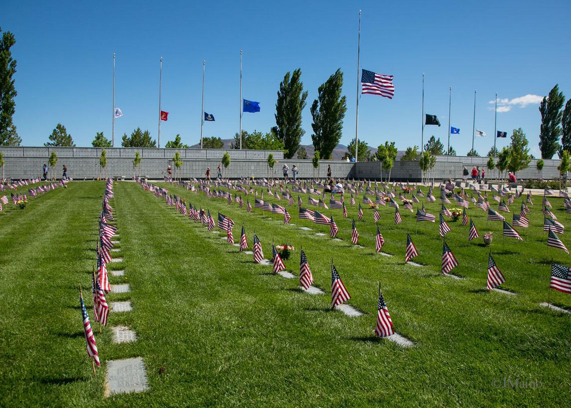 Photos: Memorial Day ceremony, Northern Nevada Veterans Memorial Cemetery, May 28