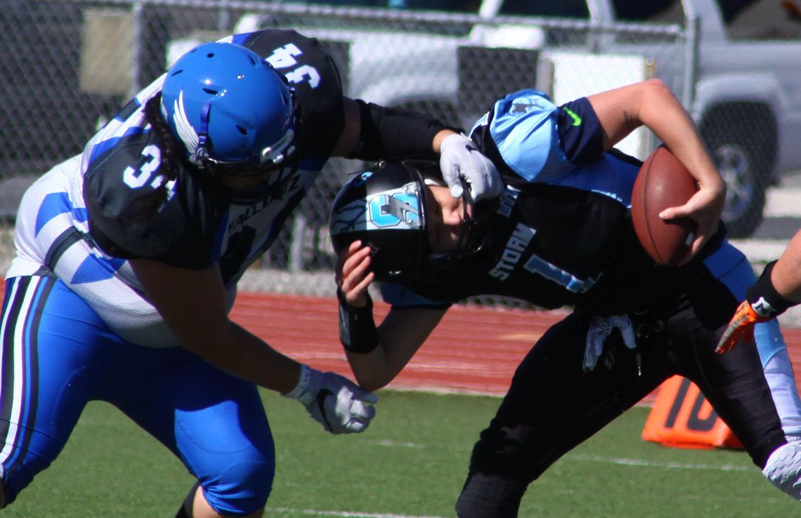 Photos: Nevada Storm vs Utah Falconz, April 29 at Fernley High School